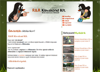 R&R Kisvakond Kft weboldala